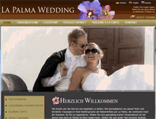 Tablet Screenshot of la-palma-wedding.com